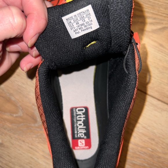 **SOLD**SALOMON Speedcross 3 Mens Running Shoes Size 13US - Picture 7 of 9